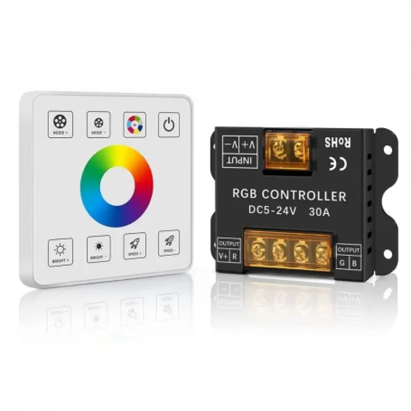 Controler banda LED RGB + touch panel 5v-24v 30a 18a129.48985                                                                                                