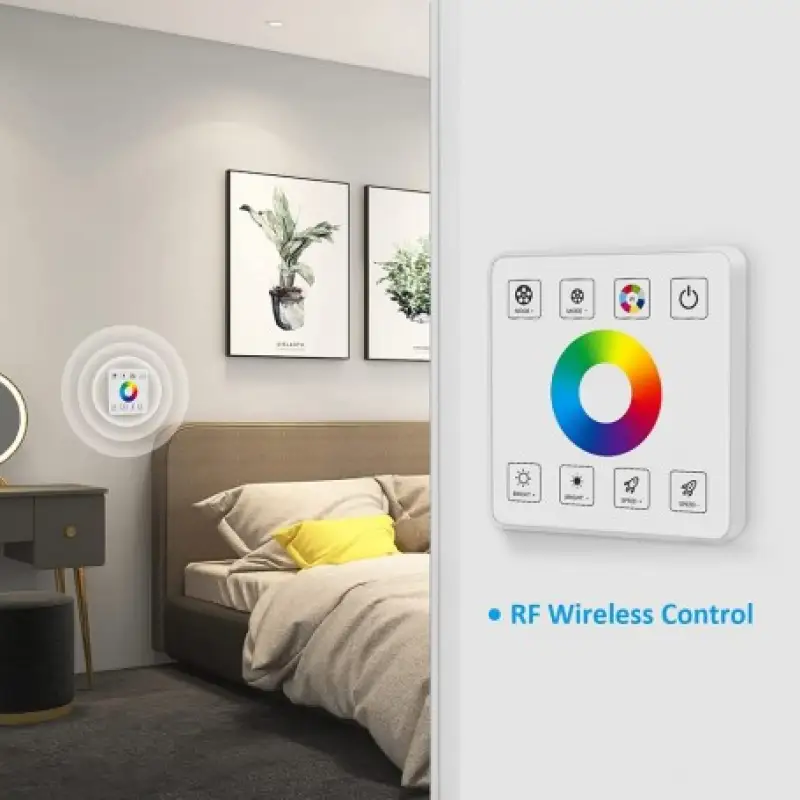 Controler banda LED RGB + touch panel 5v-24v 30a 18a129.48985                                                                                                
