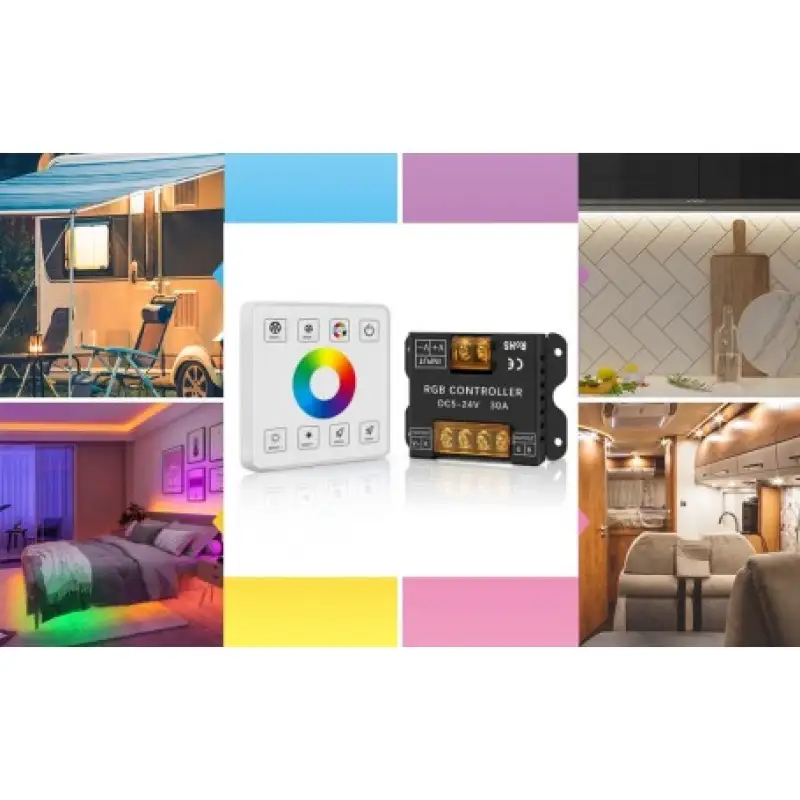 Controler banda LED RGB + touch panel 5v-24v 30a 18a129.48985                                                                                                