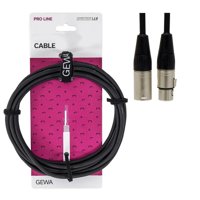 Cablu XLR-XLR 6M tata-mama Gewa Pro Line 190550 32599