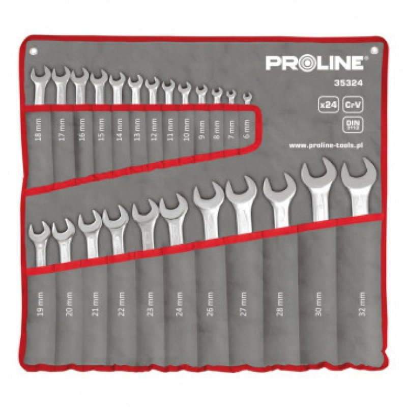 35324 SET CHEI COMB CR VA FORJ 6-32MM 24P 43712
