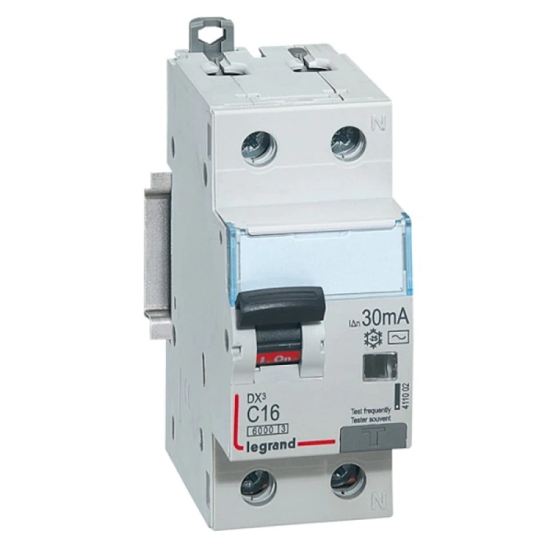 411002 dx3 disjunctor diferential 1P-N 16A Legrand 46678