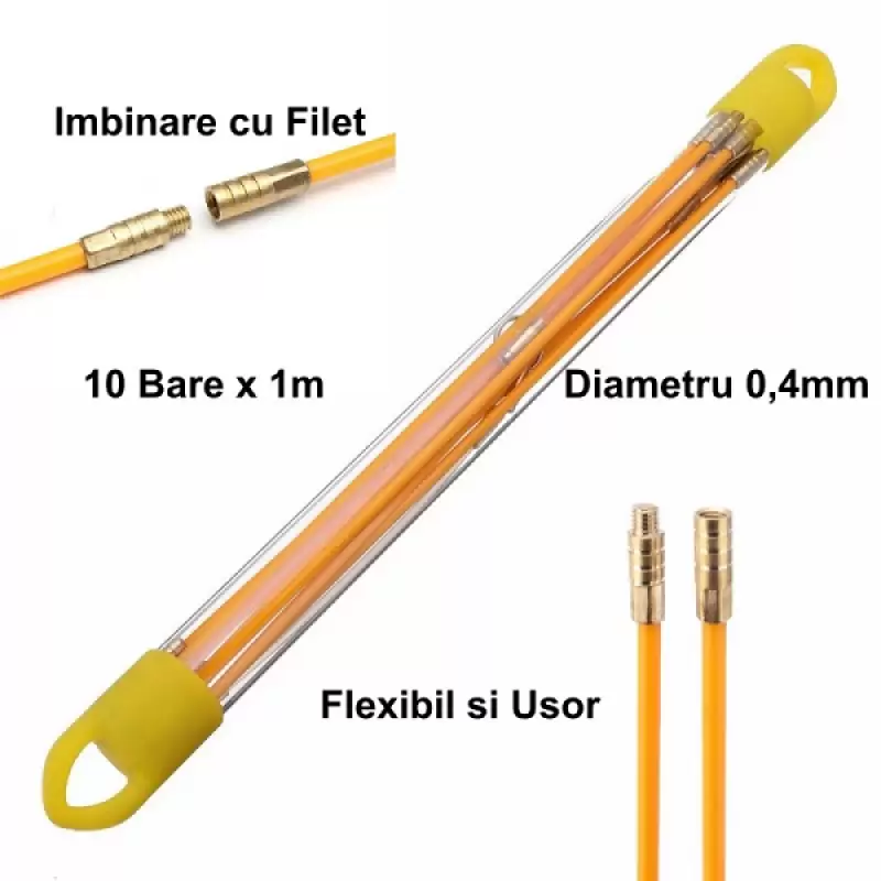 Bara fibra de sticla pentru cabluri (trasor cablu )10ml x0.40mm 7h007 47501                                                                                                                             