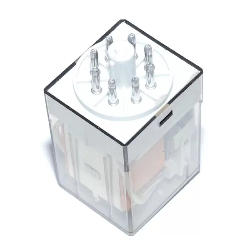Releu 220v/10a 8pin cu soclu montare sina din  pro -5E010 * 47605                                                                                                                                       
