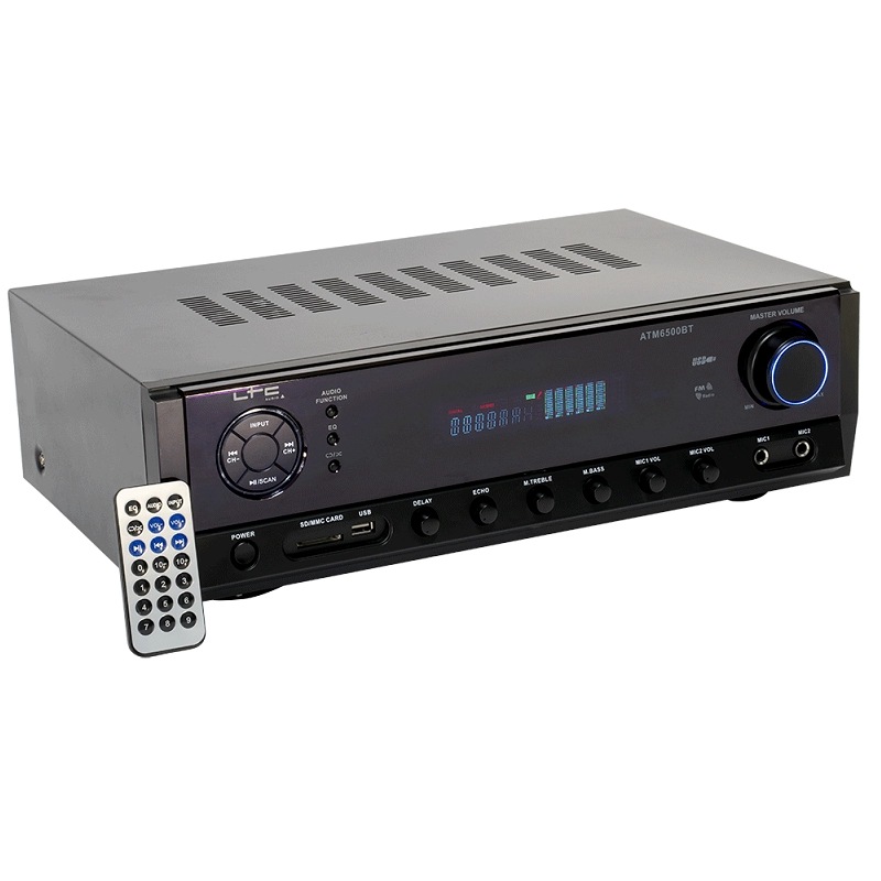 Amplificator 2x50w cu Tuner FM incorporat slot card /USB/Bluetooth LTC ATM6500BT.37480