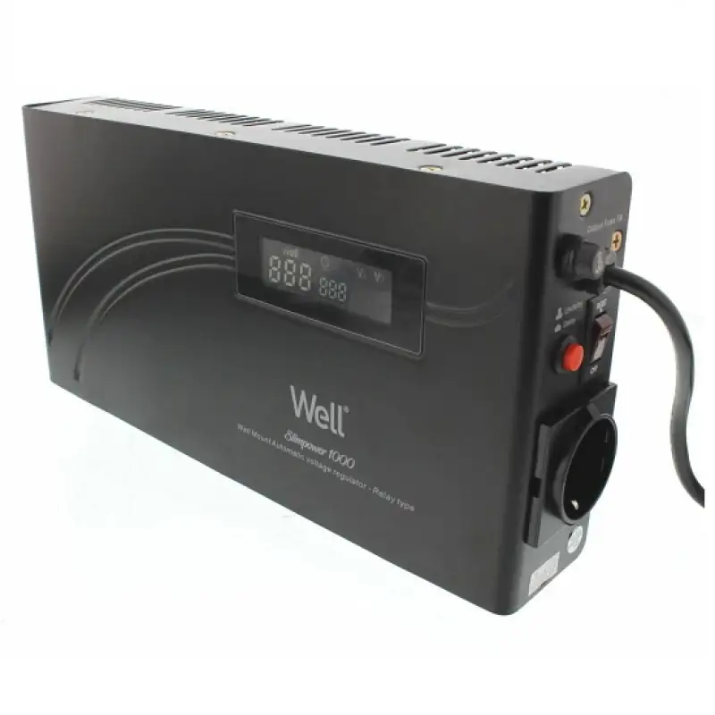 Stabilizator automat de tensiune,1000va/600w ,avr-rel-slimpower1000wl.35617                                                                                                                             