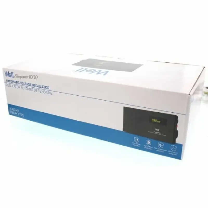 Stabilizator automat de tensiune,1000va/600w ,avr-rel-slimpower1000wl.35617                                                                                                                             