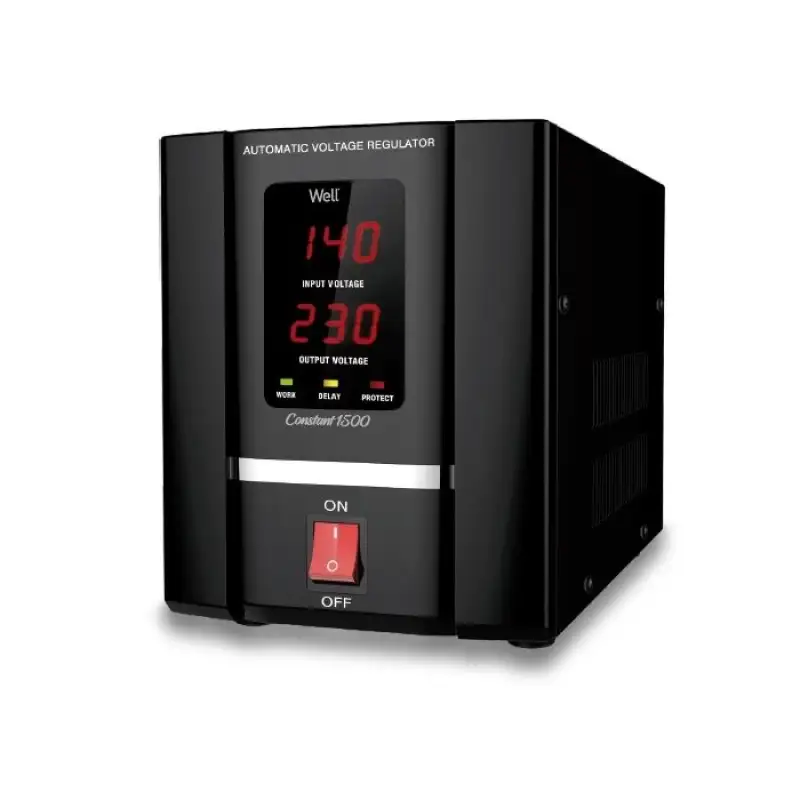 Stabilizator automat de tensiune 1500VA/900W cu servo motor avr-srv-constant1500-wl 42670                                                                                                               