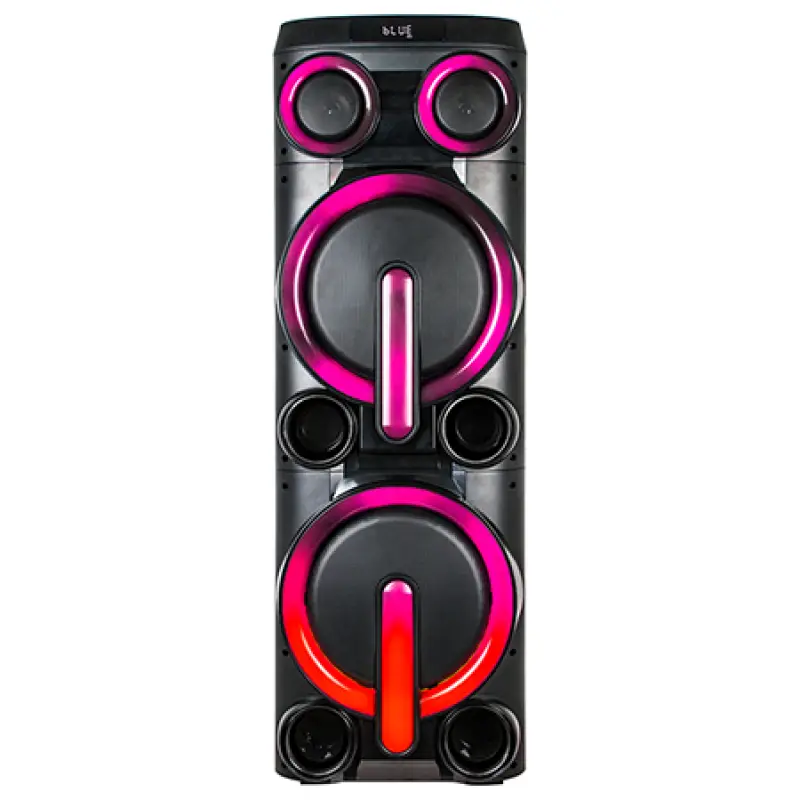Boxa portabila 2X10''/25cm Bluetooth/AUX/USB , 2 microfoane wireless UHF , BOMBMASTER