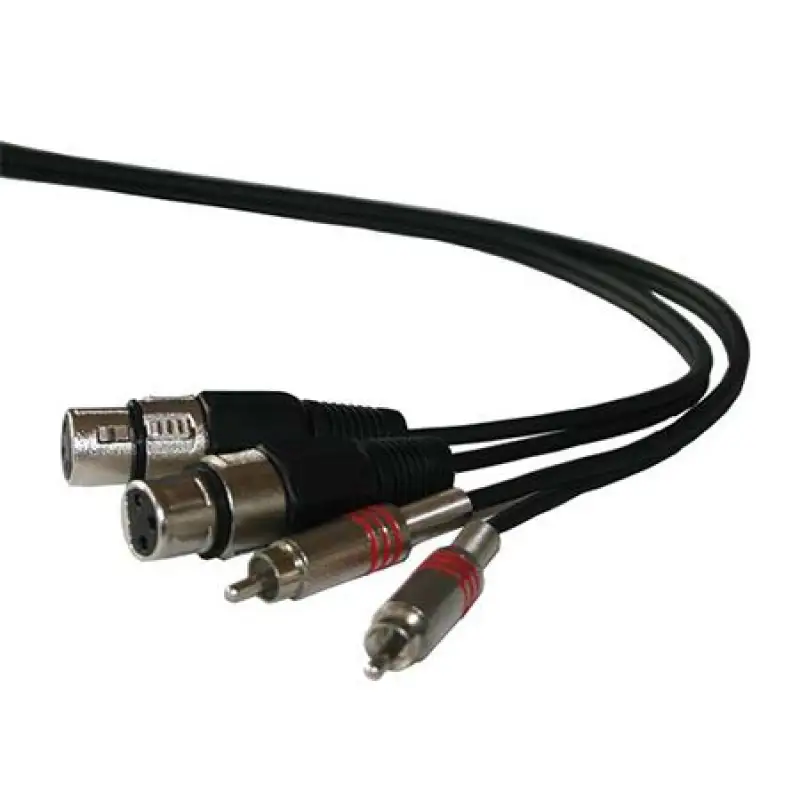 Cablu audio 2RCA-2XLR 1.5m tata-mama CM1.5RXF-2.46533                                                                                                                                                   