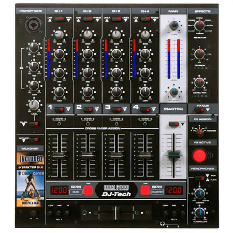 Mixer profesional cu efecte si BPM DDM3000