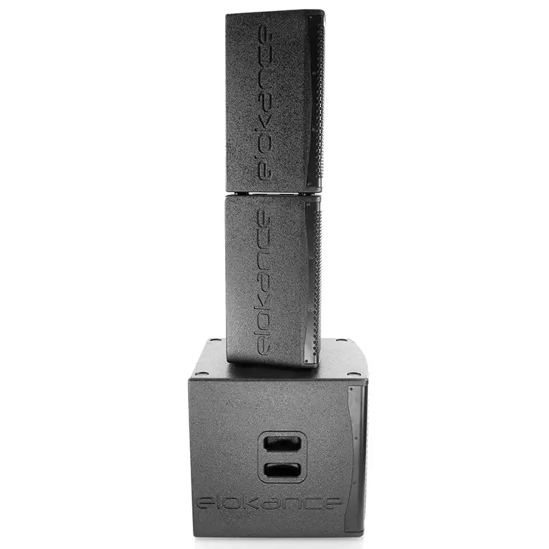 Kit subwoofer 15"/38cm + 2 sateliti 10"/25cm 800W RMS  ELO 800 MK2