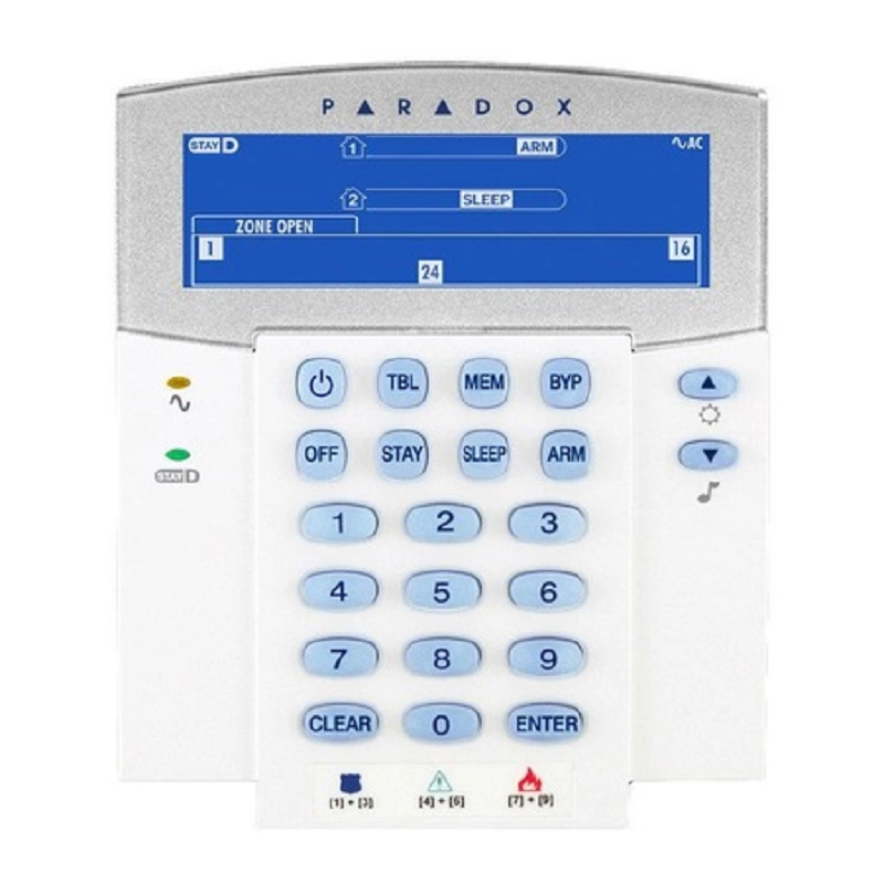 Tastatura LCD Paradox K35 ,32 zone 2 partitii ,StayD 40471