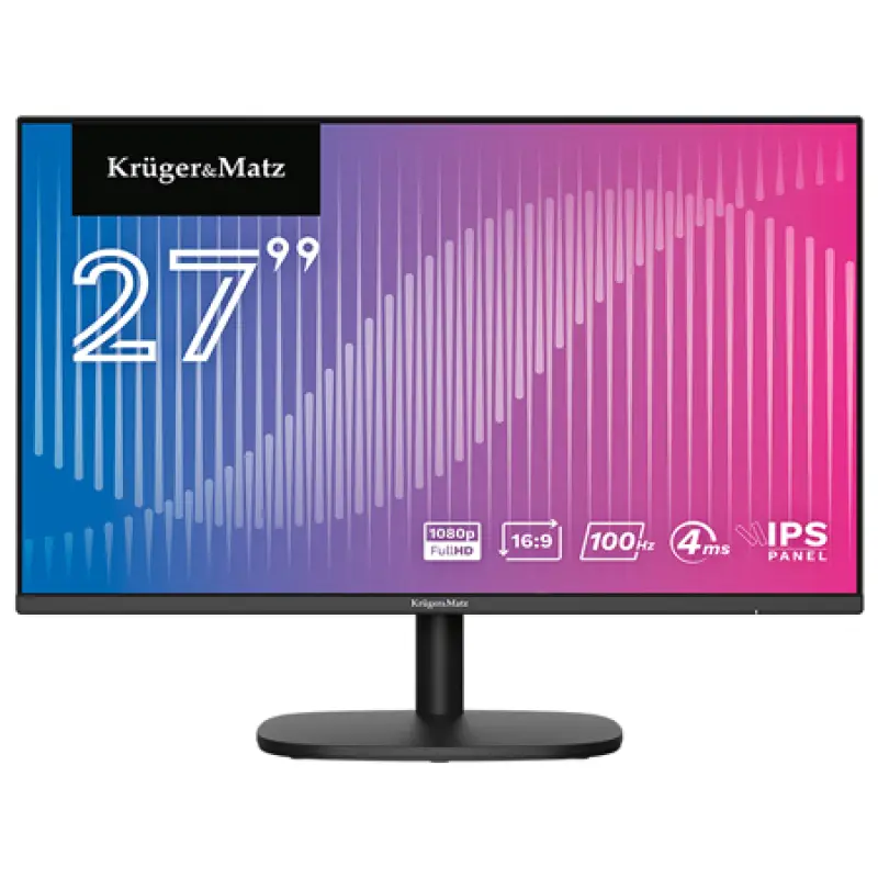 Monitor IPS E-LED 100Hz 4ms 27 inch KRUGER&MATZ KM0199-M27