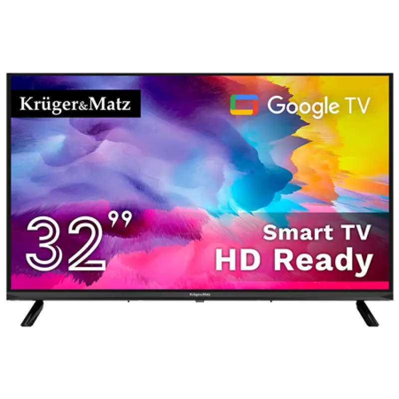 GOOGLE SMART TV 32 INCH 81CM H265 HEVC KRUGER&MATZ KM0232-SA