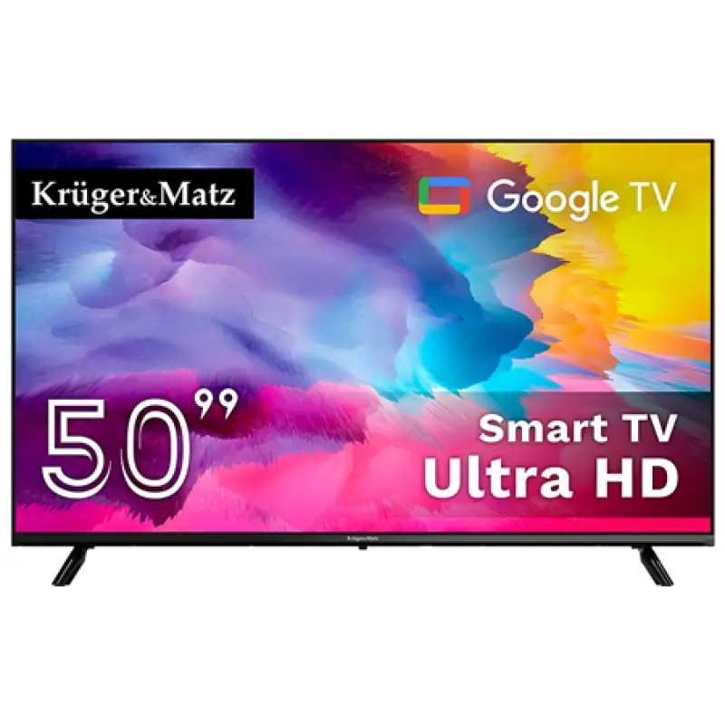 GOOGLE SMART TV 50 INCH 126CM ULTRAHD 4K KRUGER&MATZ  KM0250UHD-SA