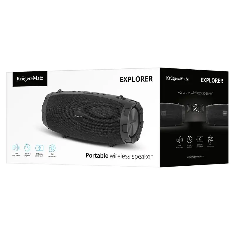 Boxa Bluetooth portabila Explorer Kruger Martz KM0552 44924