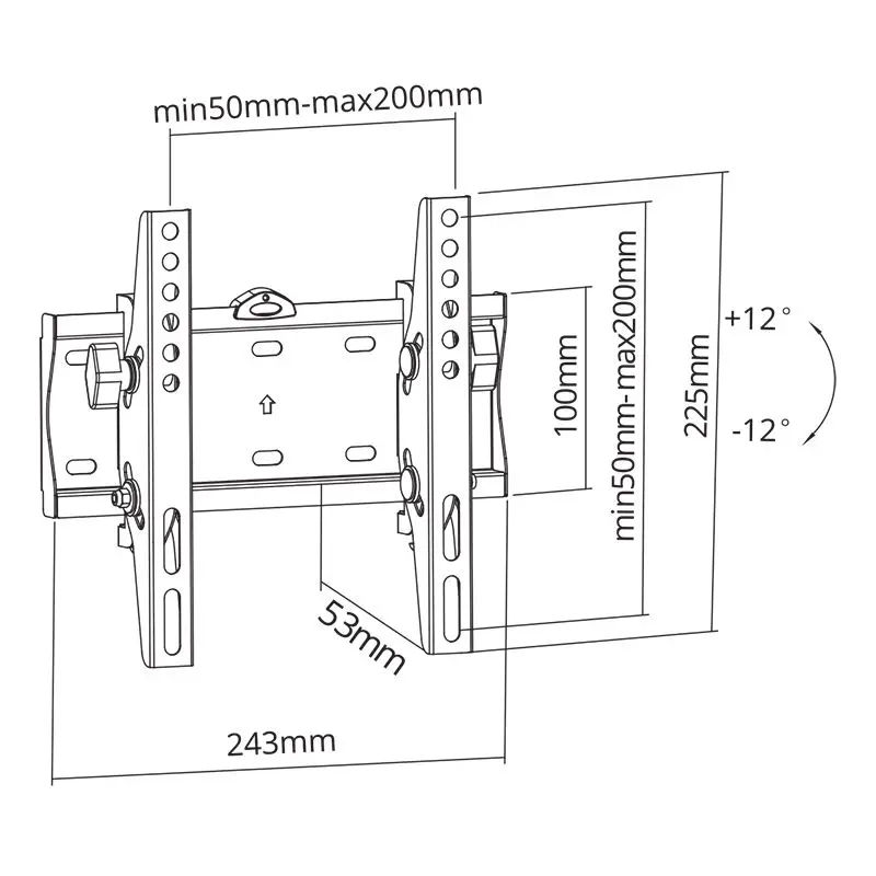 Suport universal Led TV 23-42 Inch max 30kg KM1300 .48801                                                                                                                                               