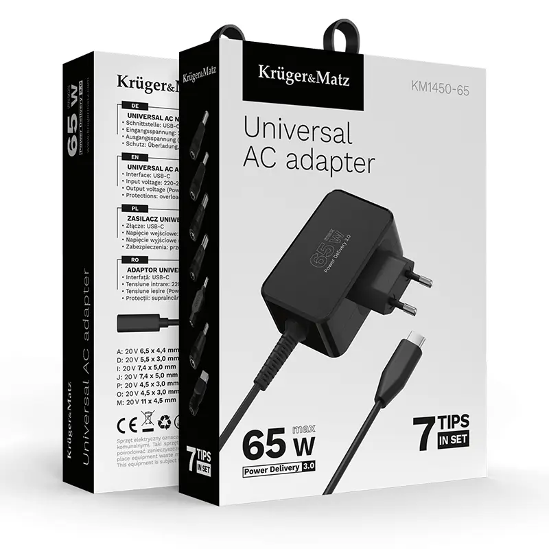 Alimentator universal 65w PD KM1450-65 32149