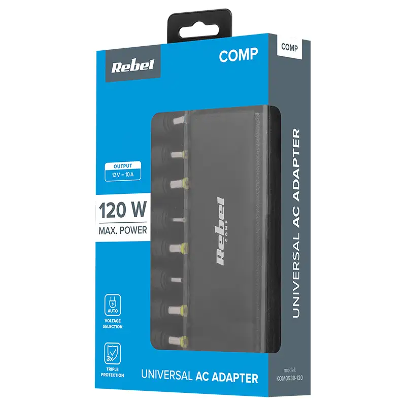 Alimentator Laptop automat 120W 12-19.5V kom0939-120.48856                                                                                                                                              