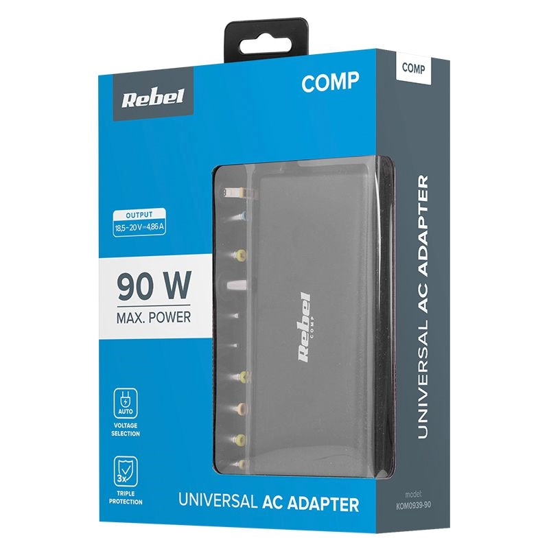 Alimentator Laptop automat 90W 18.5-20v kom0939-90.45003