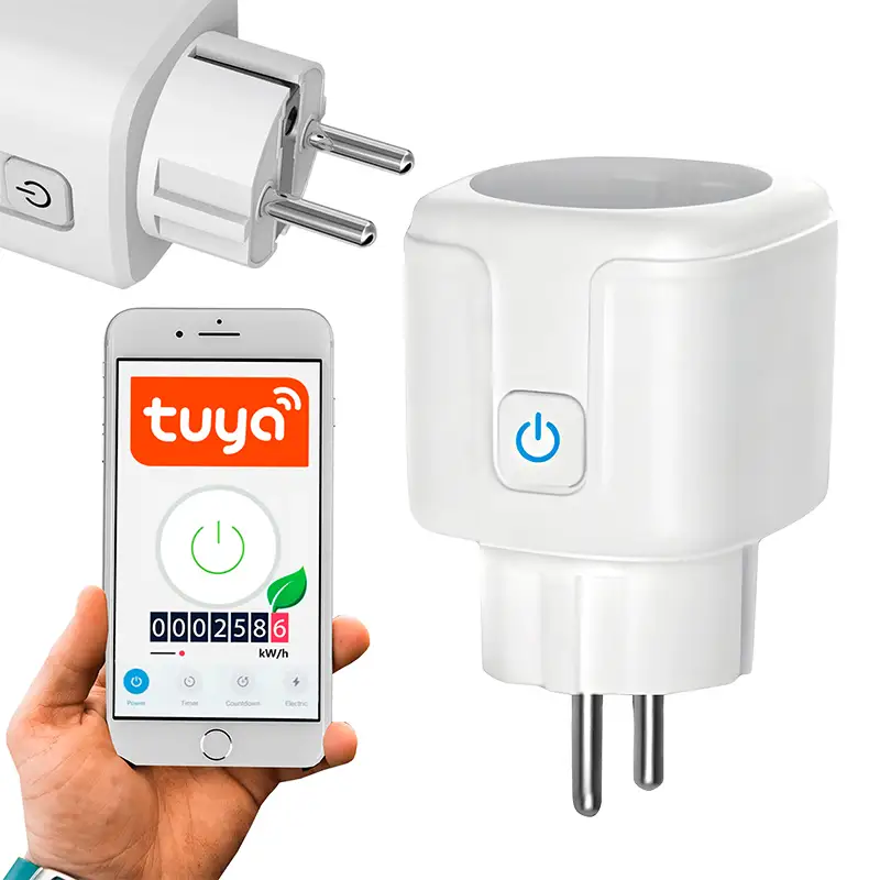 Priza Smart Tuya wi-fi conect P4 negru km2202-b 47297