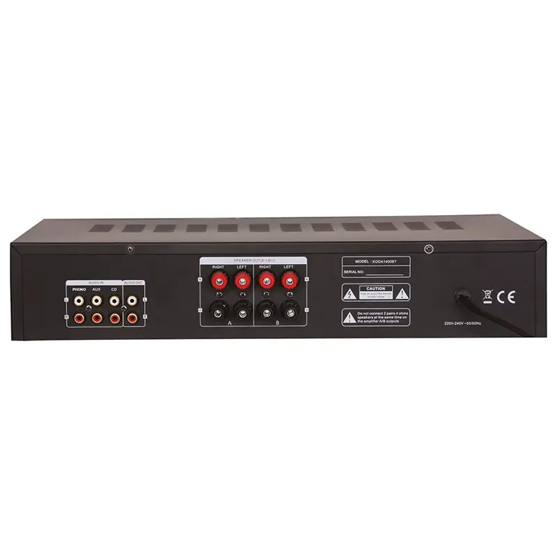 Amplificator 2x180w cu tuner Usb/Bt/Sd MAD1400BT-BK, 40959                                                                                                                                              