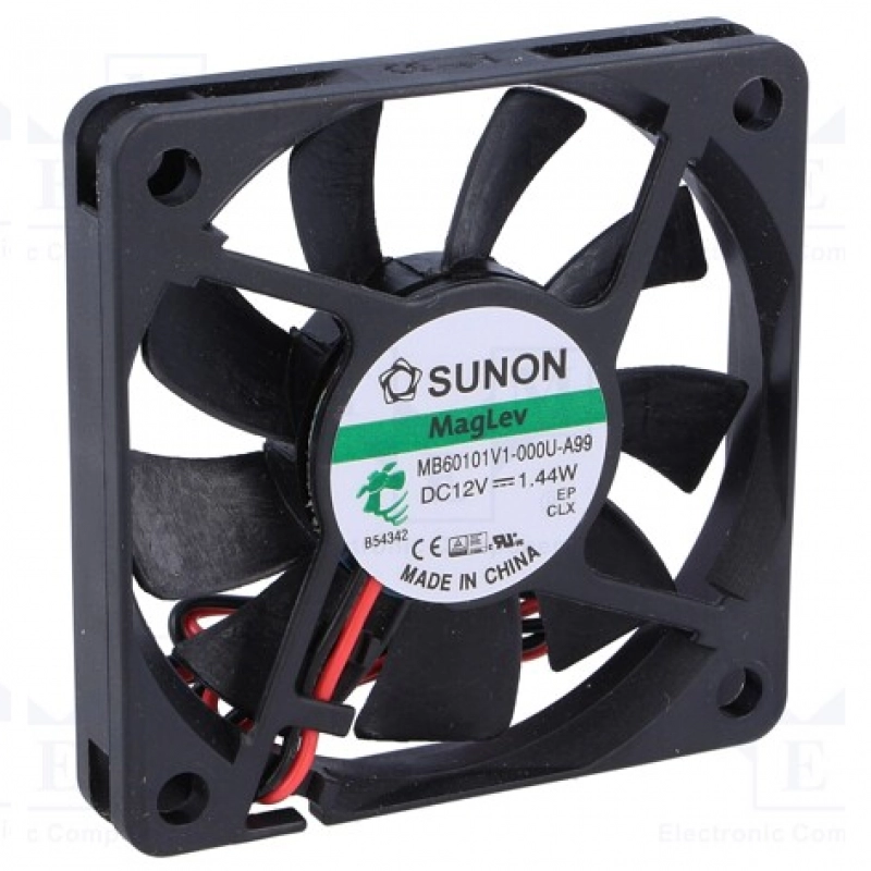 Ventilator 12v DC 60x60x10mm MB60101V1-A99  41126                                                                                                                                                       