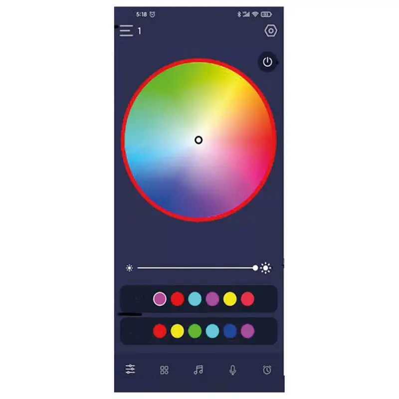 Tub LED RGB 110cm cu bluetooth si telecomanda  MIRACLE-STICK