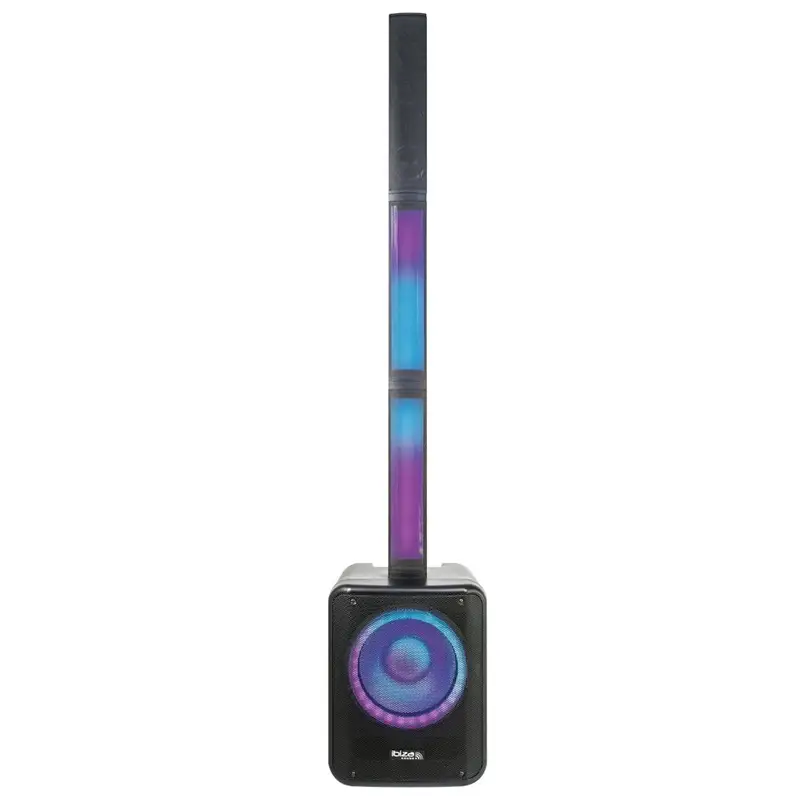 Boxa activa iluminata LED tip coloana 350W RMS MONOLITE