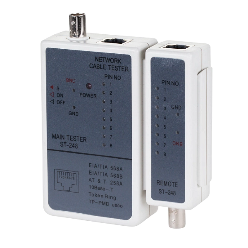 Tester retea RJ45 utp + bnc nar0040.28011                                                                                                                                                               