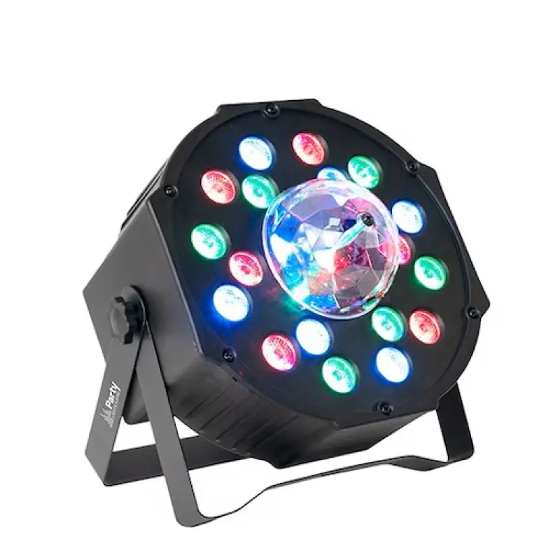 Par Led cu efect Astro 18 Led-uri x 0.75 w PARTY-PAR-AST 48191