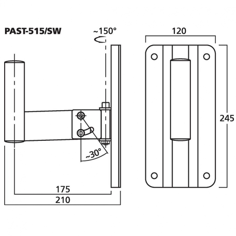 PAST-515/SW SPEAKER STATIV 45814