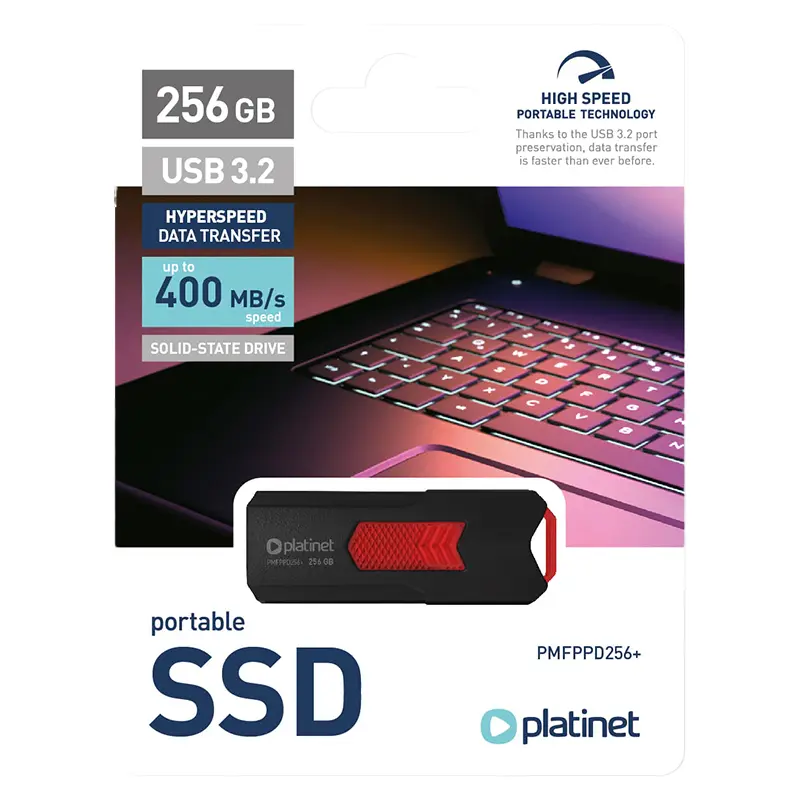 SSD drive portabil 256Gb USB 3.2 max400Mb/s 39735                                                                                                                                                       