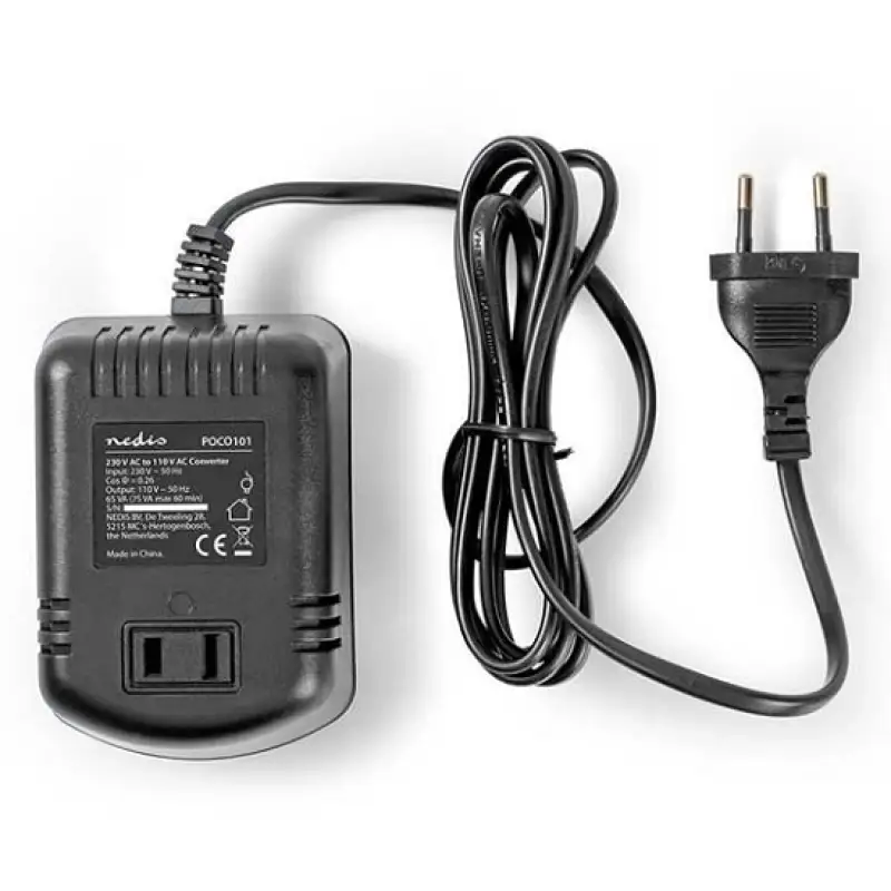 Convertor tensiune 75W 220v-110v iesire USB poco101.48669