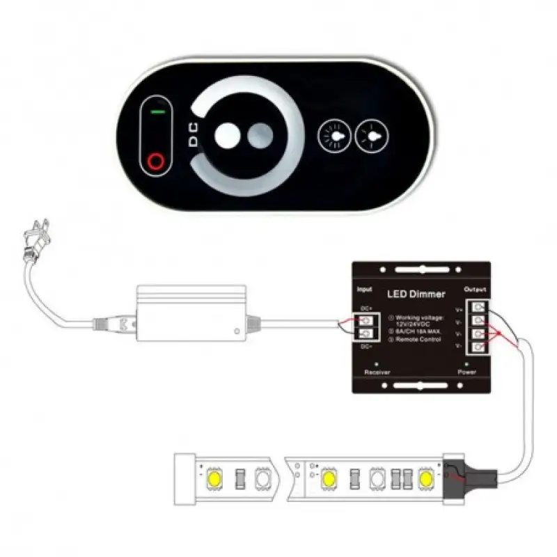 Dimmer Touch Led monocolor 12-24v pro-18A071.47796                                                                                                                                                      