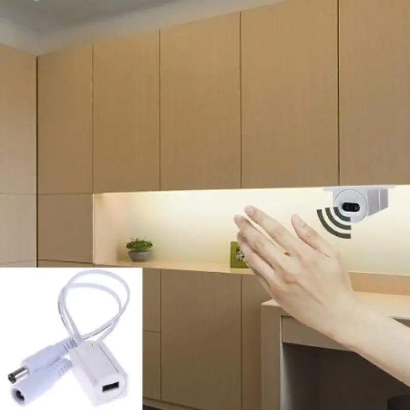 Intrerupator senzor pentru banda led cu mufa 12mm 12-24v max60w PRO-18a145.48297                                                                                                                        
