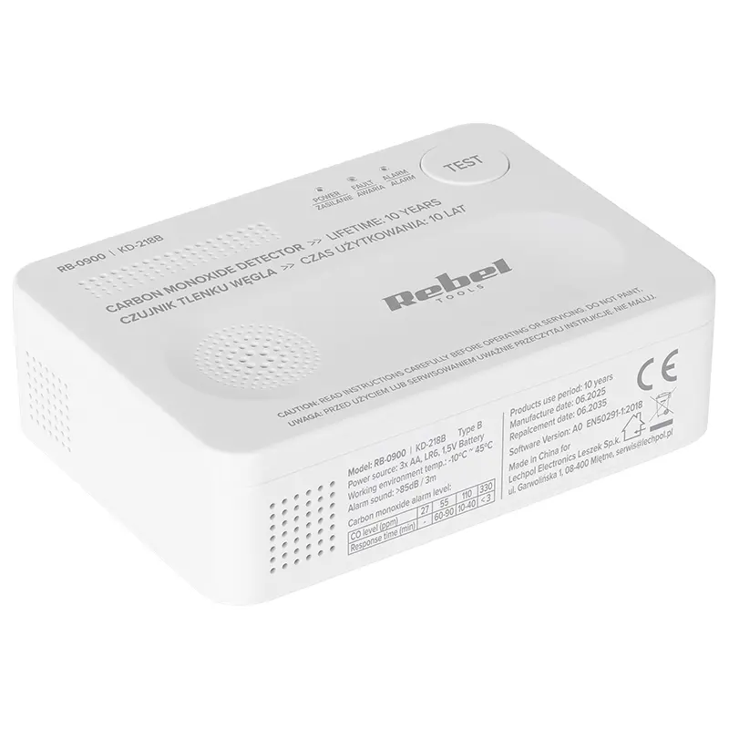 Detector senzor monoxid de carbon rb-0900 32418