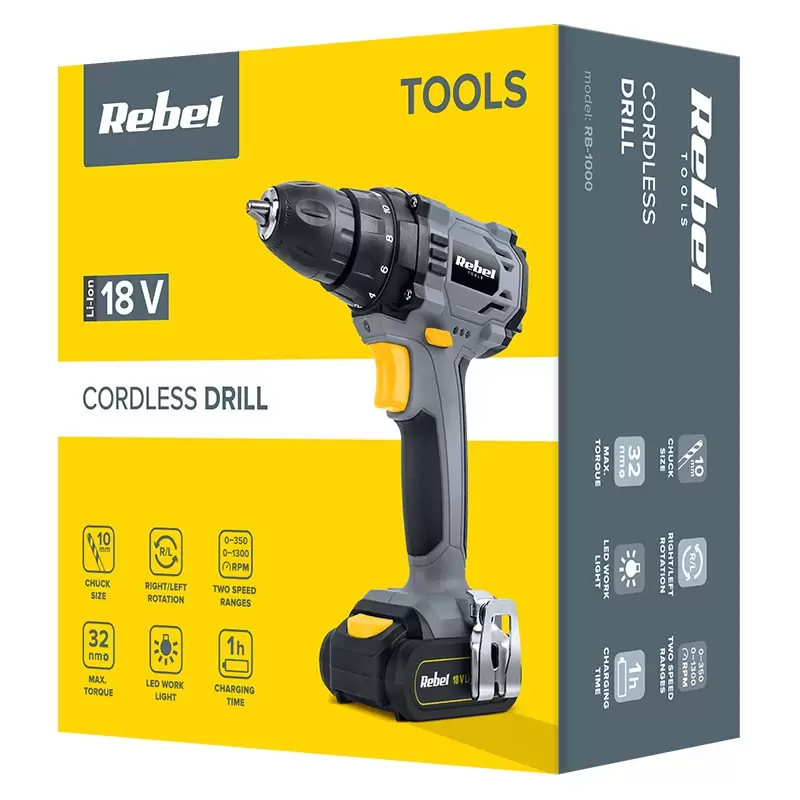 Masina de Gaurit si Insurubat Rebel RB-1000 Li-Ion 18v 24023