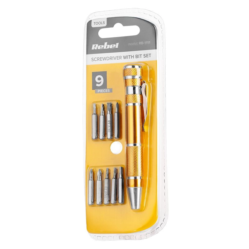 RB-1111 surubelnita precizie kit 9piese 45083