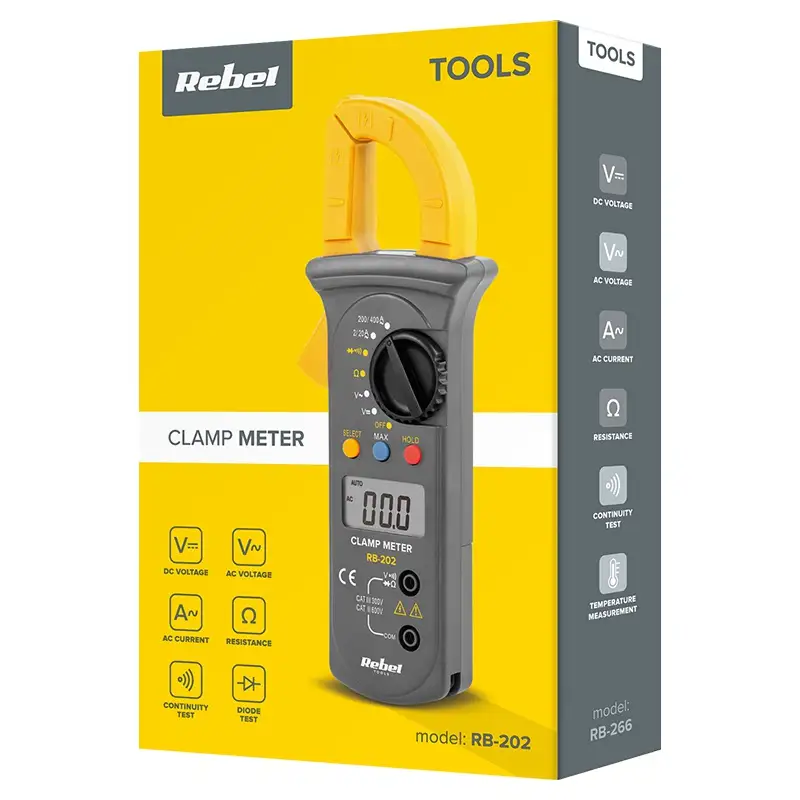 Clampmetru Rebel MIE-RB-202 48784                                                                                                                                                                       