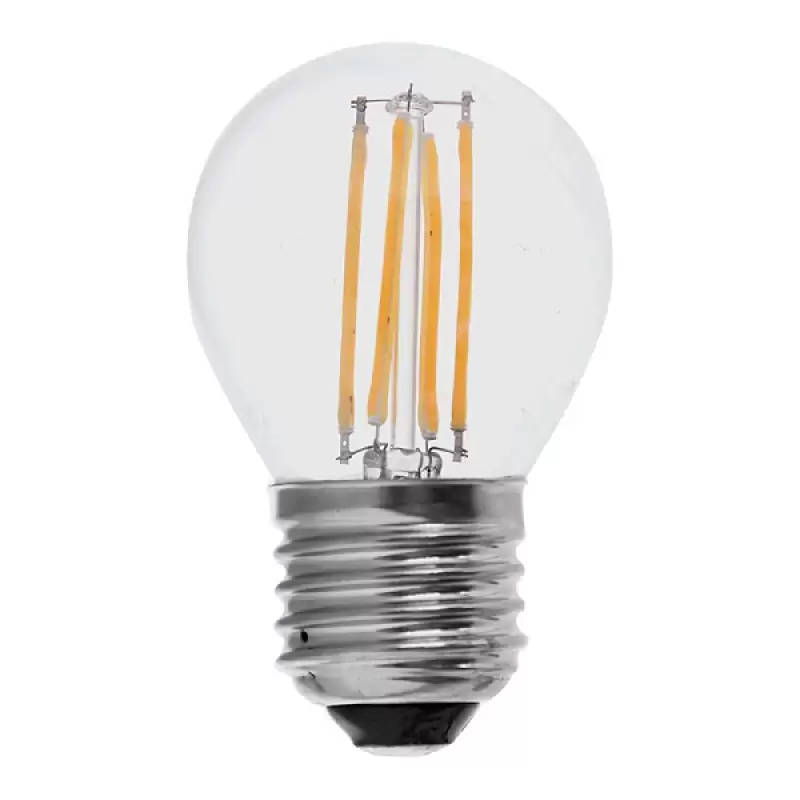Bec Led E27 4w 3000k tip filament balon mic transparent sku-214306 47624