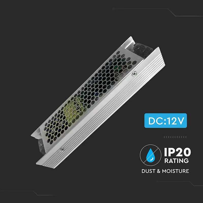 Sursa alimentare 12V/10A 120W SMPS Slim,carcasa metal SKU-3243.42941