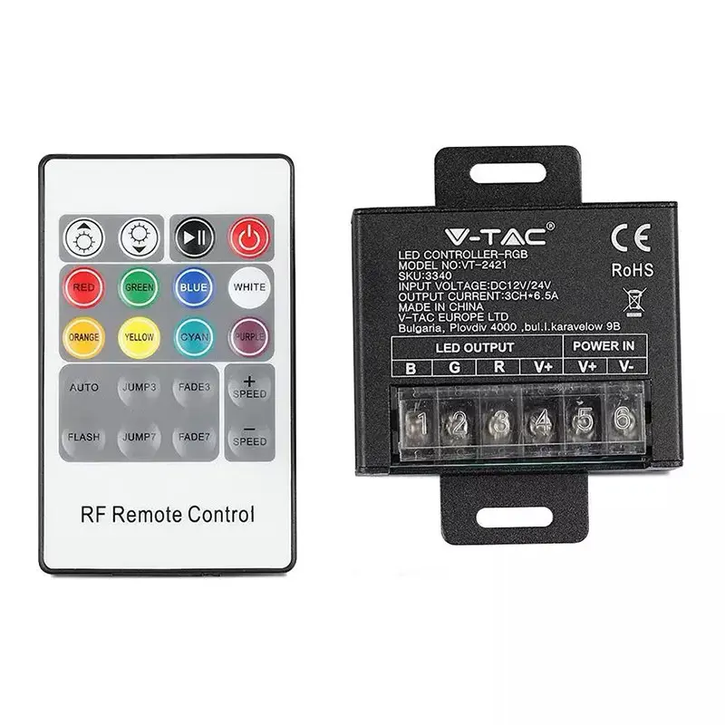 CONTROLLER BANDA LED RGB 12V/24V 240W/480W