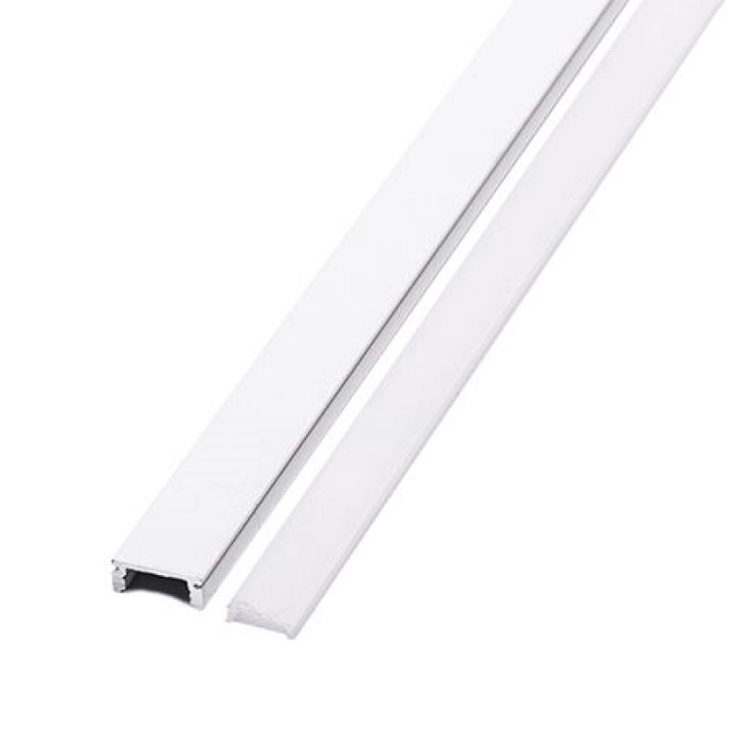 Profil aluminiu banda LED 2m 17.4/7mm mat U SKU-3365.44258                                                                                                                                              