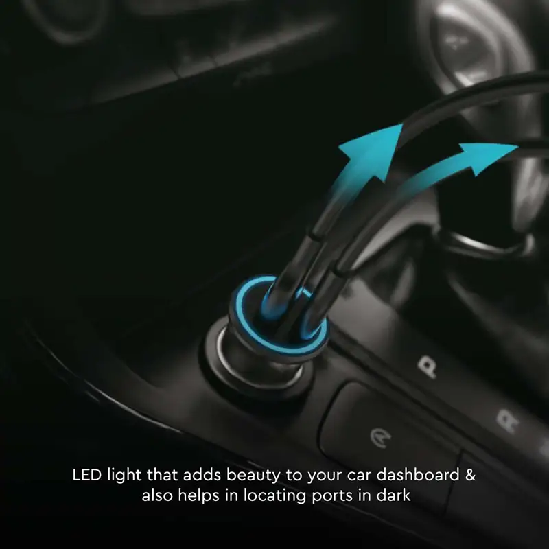 Incarcator auto quick charge USB + TIP C SKU-7744