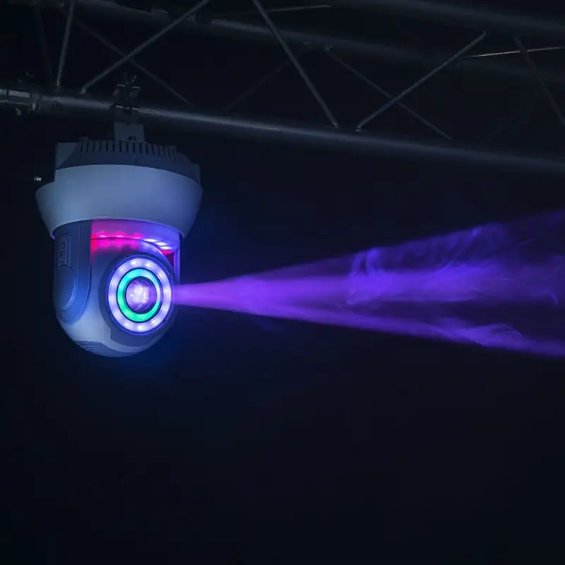 Moving head GOBO 30W RGB + inele luminate STAR-SPOT-BL