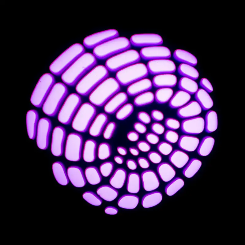 Moving head GOBO 30W RGB + inele luminate STAR-SPOT-BL
