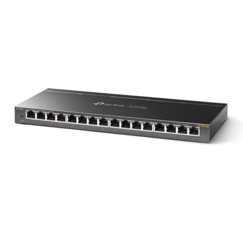 SWITCH Tp-Link 16 porturi Gigabit carcasa metalica TL-SG116* 46630                                                                                                                                      