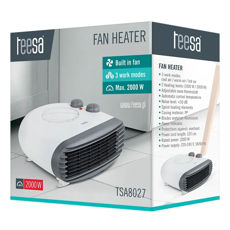 Aeroterma 2000W Teesa tsa8027  27644                                                                                                                                                                    